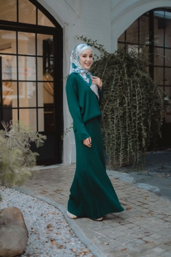 Moira Knit Set - Emerald ( green for Palestine )